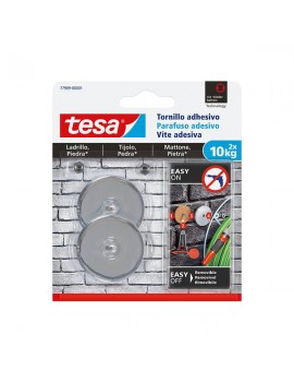 Tesa® Parafuso adesivo redondo para tijolo e pedra 10kg