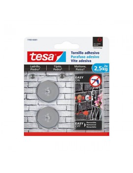 Tesa® Parafuso adesivo redondo para tijolo e pedra 2,5kg