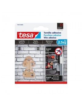 Tesa® Parafuso adesivo triangular para tijolo e pedra 2,5kg