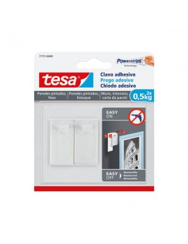 Tesa® Prego adesivo para parede pintada e estuque 0,5 kg