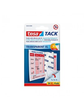 Tesa® TACK Almofadas Bi-adesivas Transparentes XL