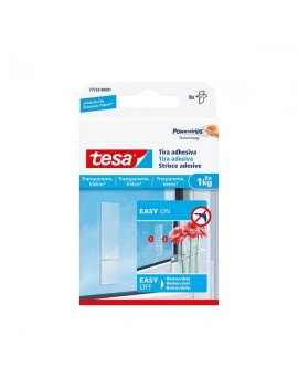 Tesa® Tira adesiva para Superfícies Transparentes e Vidro 1 kg