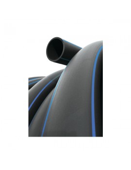 Tubos PE80 pretos lista azul (Série W) 
